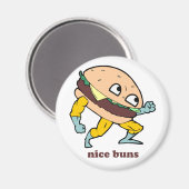 Mooie broodjes magneet (Voorkant / Achterkant)