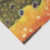 Mooie Brook-forel vliegen Tissuepapier (Detail)