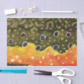 Mooie Brook-forel vliegen Tissuepapier (Craft)