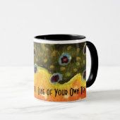 Mooie brook forel vliegende Ichthyology Mok (Voorkant rechts)