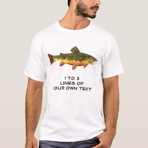 Mooie Brook Trout Angler's favorieteFly Vist T-shirt