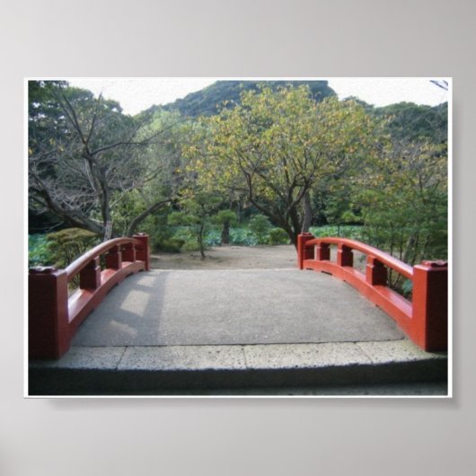 Mooie brug poster (Voorkant)