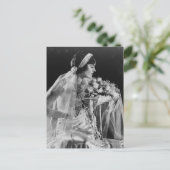 Mooie bruid Briefkaart (Staand voorkant)