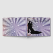 Mooie bruid & bruidegom dans silhouet bruiloft gastenboek (Volledig)