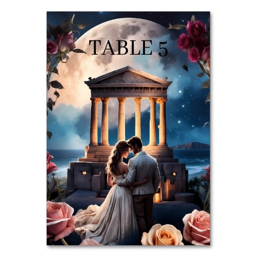 Mooie bruid & bruidegom Staand bij het Zee Kaart (Voorkant)