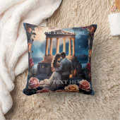 Mooie bruid & bruidegom Staand bij het Zee Kussen (Deken)