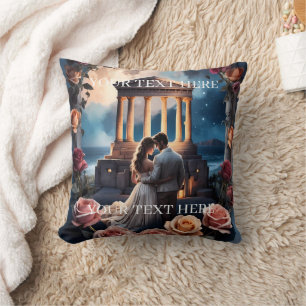 Mooie bruid & bruidegom Staand bij het Zee Kussen