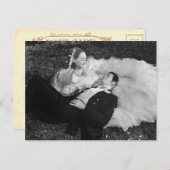 Mooie  bruid en bruidegom Briefkaart (Voorkant / Achterkant)