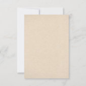 Mooie bruid en bruidegom bruiloft RSVP kaarten Kaartje (Achterkant)