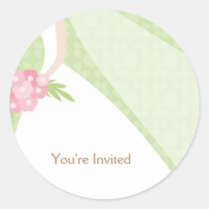 Mooie bruid - Envelope Seals Ronde Sticker