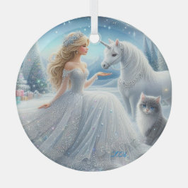 Mooie bruid fantasie ornament