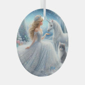 Mooie bruid fantasie ornament (Voorkant Rechts)