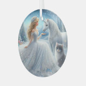 Mooie bruid fantasie ornament (Voorkant links)