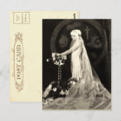 Mooie bruid Frans Briefkaart (Voorkant / Achterkant)