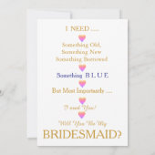 Mooie bruid om Vrijgezellenfeest te zijn Kaart (Achterkant)