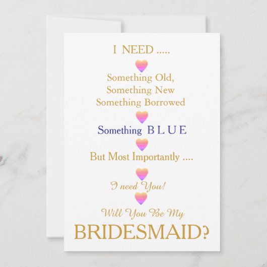 Mooie bruid om Vrijgezellenfeest te zijn Kaart (Achterkant)