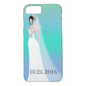 Mooie bruid trouwdag Case-Mate iPhone case (Achterkant)