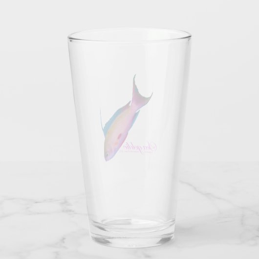 Mooie bruidskleur voor het Zee goudkleurig Glas (Achterkant)