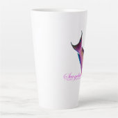 Mooie bruidskleur voor het Zee goudkleurig Latte Mok (Voorkant)