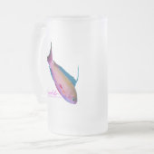 Mooie bruidskleur voor het Zee goudkleurig Matglas Bierpul (Voorkant links)