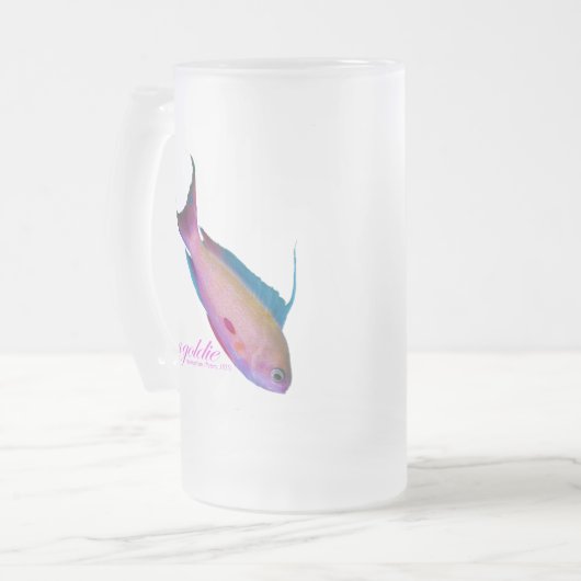 Mooie bruidskleur voor het Zee goudkleurig Matglas Bierpul (Voorkant links)