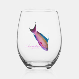 Mooie bruidskleur voor het Zee goudkleurig Wijnglas Zonder Voet