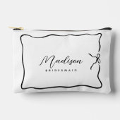 Mooie bruidsmeisje flirterige stijl script lint etui (Voorkant)