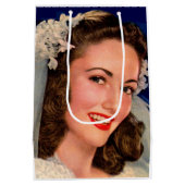 mooie bruidsprint uit de jaren 40 medium cadeauzakje (Achterkant)