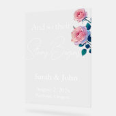 Mooie bruiloft acryl teken bord (Hoek)