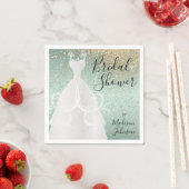 Mooie Bruiloft Borrel - Mint Groen Servet (Insitu)