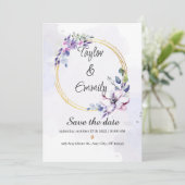 mooie bruiloft kaart (Staand voorkant)