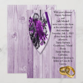 Mooie bruiloft kaart (Voorkant / Achterkant)