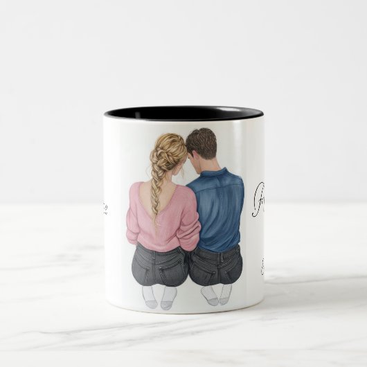 Mooie bruiloft koppels mok (Center)