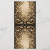 Mooie bruiloft menu (Achterkant)