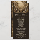 Mooie bruiloft menu (Voorkant / Achterkant)