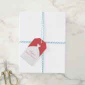 Mooie bruiloft op maat cadeaulabel (Met Touw)