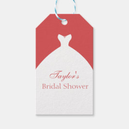 Mooie bruiloft op maat cadeaulabel