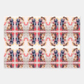 Mooie bruiloft paar aquarel inpakpapier vel (Voorkant 3)