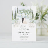 Mooie Bruiloft  Save The Date (Staand voorkant)