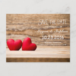 Mooie bruiloft save the date Briefkaart