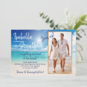 Mooie bruiloft | upload je foto kaart (Staand voorkant)