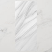 mooie bruiloft voor rode en zwarte bloemen menu (Achterkant)