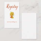 Mooie bruiloft voor zonnebloemen informatiekaartje (Voorkant / Achterkant)