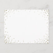 Mooie bruiloft woorden spel aankondigingskaart (Achterkant)