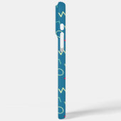 Mooie Bruiloftsshower Cadeaus Memphis Print Case-Mate iPhone Case (Achterkant / Links)