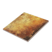 Mooie bruin gouden huis tegels tegeltje (Zijkant)