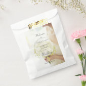 Mooie bruinbloem, bouquet bruiloft, bewerkbaar bedankzakje (Gezegeld)