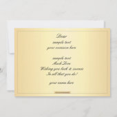 Mooie bruine bloem ontwerp felicitatie kaart (Achterkant)