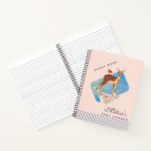 Mooie bruine Doe met White Spots Guest Book Notitieboek (Binnen)