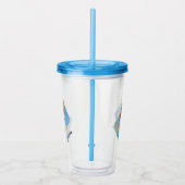 Mooie bruine Doe met witte vlekken Acryl Drinkbeker (Rechts)